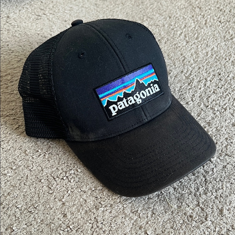 Patagonia Black Cap with Colorful Logo
